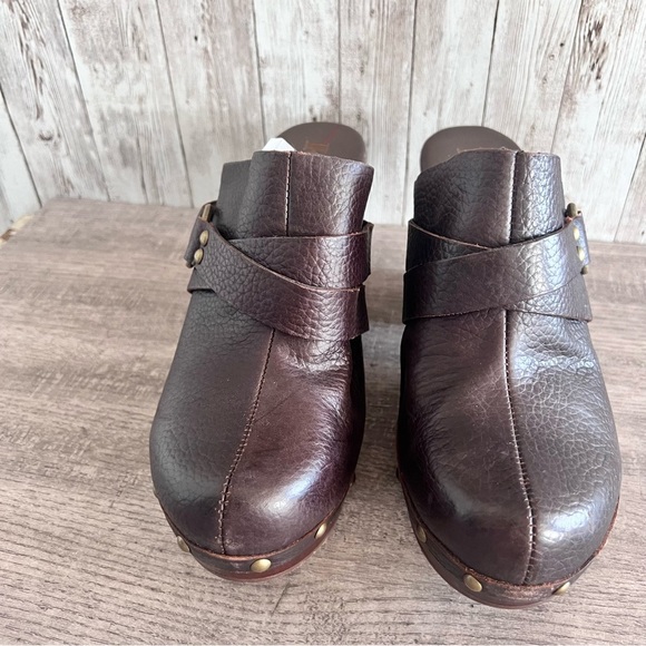 Kork-Ease Studded Leather Clogs Size 8 - Picture 4 of 7